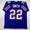 image:imageFacsimile Autographed Emmitt Smith Florida Blue Reprint Laser Auto College Football Jersey Size Mens XL