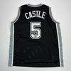 image:imageFacsimile Autographed Stephon Castle San Antonio Black Reprint Laser Auto Basketball Jersey Size Mens XL