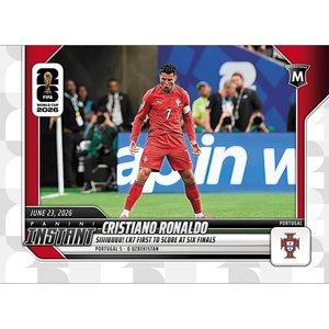 image:image2026 Panini Instant FIFA World Cup Cristiano Ronaldo 99 SIIIIUUUU CR7 First to Score at Six World Cups Portugal Soccer Card