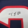 image:imageFramed AutographedSigned Tank Dell 35x39 Houston Blue Football Jersey Beckett BAS COA