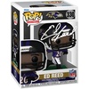 image:imageEd Reed 330 Facsimile Signed Reprint Laser Autographed Funko POP Football Baltimore Ravens Figurine with Protector Case