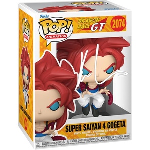 image:imageKyle Hebert Gogeta 2074 Super Saiyan 4 Facsimile Signed Reprint Laser Autographed Funko POP Animation Dragon Ball GT Figurine with Protector Case