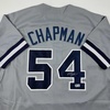 image:imageAutographedSigned Aroldis Chapman New York Grey Baseball Jersey Beckett BAS COA