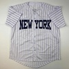 image:imageAutographedSigned Aroldis Chapman New York Pinstripe Baseball Jersey Beckett BAS COA
