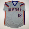 image:imageAutographedSigned Darryl Strawberry New York Grey Baseball Jersey PSADNA COA