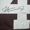 image:imageAutographedSigned Harold Fannin Jr Cleveland Football Brown Jersey JSA COA