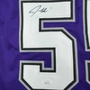 image:imageAutographedSigned Jason Williams Sacramento Purple Basketball Jersey PSADNA COA