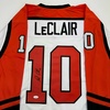 image:imageAutographedSigned John LeClair Philadelphia White Hockey Jersey JSA COA