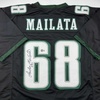 image:imageAutographedSigned Jordan Mailata Philadelphia Black Football Jersey Beckett BAS COA