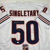 image:imageAutographedSigned Mike Singletary HOF 98 Chicago White Football Jersey JSA COA