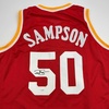 image:imageAutographedSigned Ralph Sampson Houston Red Basketball Jersey JSA COA