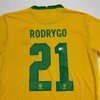 image:imageAutographedSigned Rodrygo Silva de Goes Brazil Yellow Soccer World Cup Jersey Beckett BAS COA