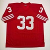 image:imageAutographedSigned Roger Craig San Francisco Red Football Jersey JSA COA
