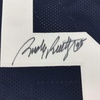 image:imageAutographedSigned Rudy Ruettiger Notre Dame Blue Stat College Football Jersey JSA COA