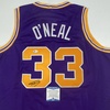 image:imageAutographedSigned Shaquille Shaq ONeal LSU Purple Basketball Jersey Beckett BAS COA