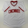 image:imageAutographedSigned Tony Perez Cincinnati White Baseball Jersey Beckett BAS COA