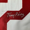 image:imageAutographedSigned Tony Perez Cincinnati White Baseball Jersey Beckett BAS COA