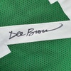 image:imageFramed AutographedSigned Dee Brown 35x39 Boston Green Basketball Jersey JSA COA