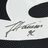 image:imageFramed AutographedSigned James Harrison 33x42 Pittsburgh Black Football Jersey Beckett BAS COA