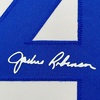 image:imageFramed Facsimile Autographed Jackie Robinson 35x39 Brooklyn Los Angeles LA White Reprint Laser Auto Baseball Jersey
