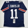 image:imageAutographedSigned Chris Davis Jr Auburn Blue College Football Jersey JSA COA