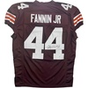 image:imageAutographedSigned Harold Fannin Jr Cleveland Football Brown Jersey JSA COA