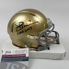 image:imageAutographedSigned Joe Theismann CHOF 2003 Notre Dame Fighting Irish Mini Football Helmet JSA COA
