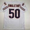 image:imageAutographedSigned Mike Singletary HOF 98 Chicago White Football Jersey JSA COA