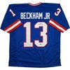 image:imageAutographedSigned Odell Beckham Jr OBJ New York Retro Blue Football Jersey Beckett BAS COA