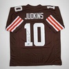 image:imageAutographedSigned Quinshon Judkins Cleveland Football Brown Jersey Beckett BAS COA