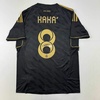 image:imageAutographedSigned Ricardo Kaka Real Madrid Black Retro Soccer Futbol Jersey Beckett BAS COA