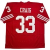 image:imageAutographedSigned Roger Craig San Francisco Red Football Jersey JSA COA
