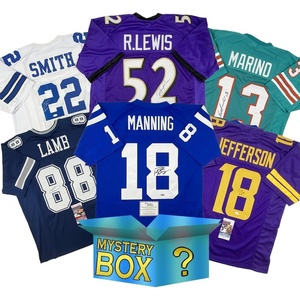 image:imageAutographedSigned Football DIAMOND Series 3 Jersey Mystery Box with PSA JSA or Beckett COA