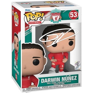 image:imageDarwin Nunes 53 Facsimile Signed Reprint Laser Autographed Funko POP Soccer Liverpool Figurine with Protector Case